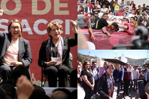 La primera gira de Delfina Gómez